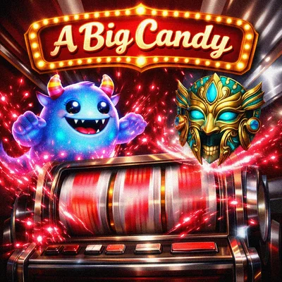 Mega Monster slot character with spins